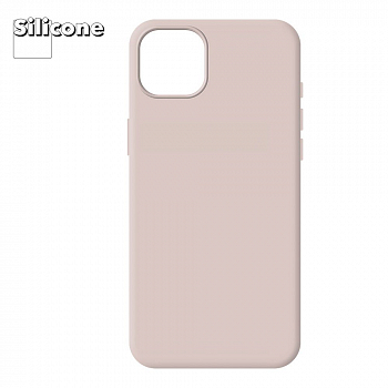 Силиконовый чехол для iPhone 14 Plus "Silicone Case" (Chalk Pink)