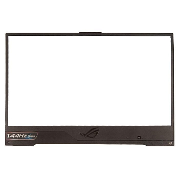 Рамка экрана (рамка крышки матрицы, LCD Bezel) для ноутбука Asus GL504G черная, пластиковая. С разбора.