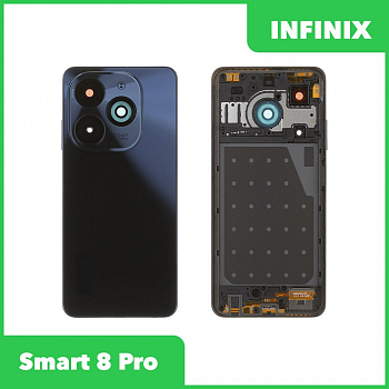 Задняя крышка для Infinix Smart 8 Pro (черный)