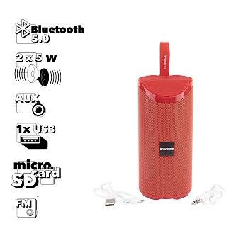 Bluetooth колонка Borofone BR5 Adventure Sports Wireless Speaker, красный