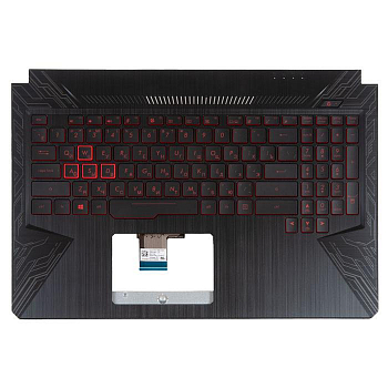 Клавиатура с топкейсом для ноутбука Asus FX504GD-1C с подсветкой