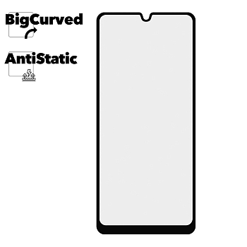 Защитное стекло для телефона Samsung Galaxy A33 Super max Anti-static big curved glass