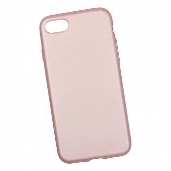 Силиконовый чехол "LP" для Apple iPhone 7, 8 TPU, розовое золото, непрозрачный)
