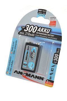 Аккумулятор ANSMANN 5035453-RU maxE 300мАч E-Block BL1