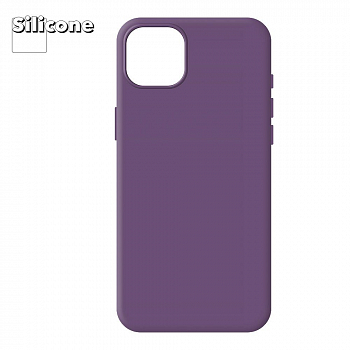 Силиконовый чехол для iPhone 14 Plus "Silicone Case" (Iris)