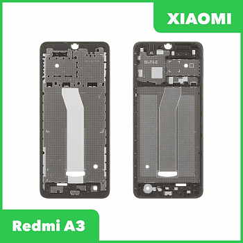 Рамка дисплея для Xiaomi Redmi A3 (черный)