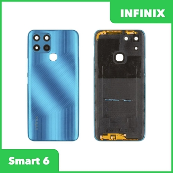 Задняя крышка для Infinix Smart 6 (X6511) (синий)