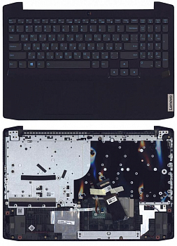 Клавиатура для ноутбука Lenovo IdeaPad Gaming 3-15ARH05 топкейс, черный, с разбора