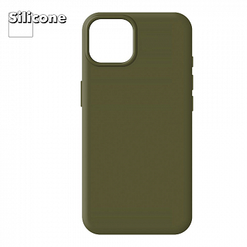 Силиконовый чехол для iPhone 14 "Silicone Case" (Olive)