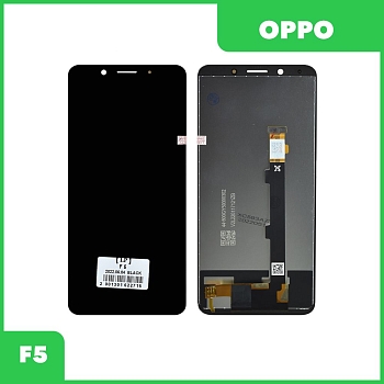 LCD Дисплей для Oppo F5 в сборе с тачскрином, черный