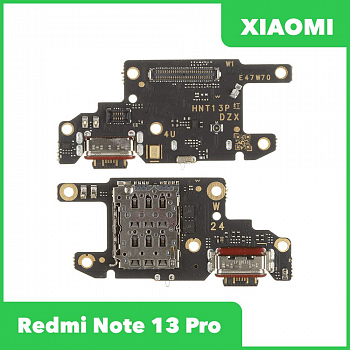 Системный разъем (разъем зарядки) для Xiaomi Redmi Note 13 Pro, микрофон