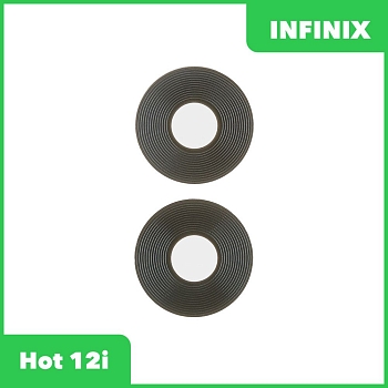 Стекло задней камеры для Infinix Hot 12i (X665B) (без рамки) (синий)