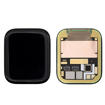 Дисплей для Apple Watch series 7 (45 мм) + тачскрин (черный) (100% components)