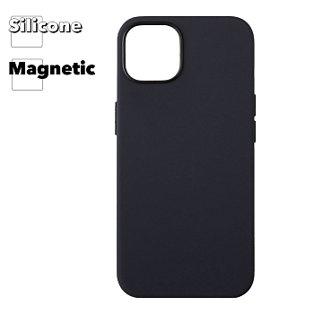 Силиконовый чехол для iPhone 13 "Silicone Case" with MagSafe (Midnight)