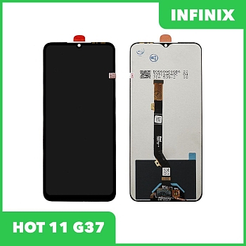 Дисплей (экран в сборе) для телефона Infinix Hot 11 G37, Premium Quality, черный
