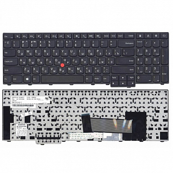 Клавиатура для ноутбука Lenovo ThinkPad Edge E531, E540, T540, T540p черная, с рамкой, с джойстиком