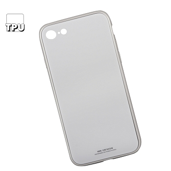 Чехол для Apple iPhone 8, 7 WK-Berkin Series Case стекло, белый
