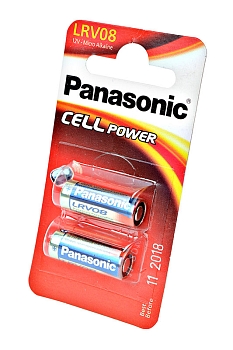 Батарейка (элемент питания) Panasonic Cell Power LRV08L/2BE LRV08 23A BL2, 1 штука