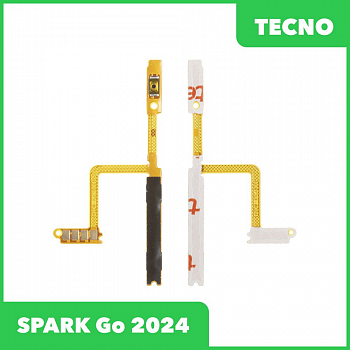 Шлейф/FLC Tecno SPARK Go 2024 на кнопки громкости/включения