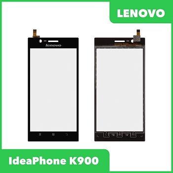 Сенсорное стекло (тачскрин) для Lenovo K900 IdeaPhone, черный