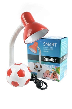 Светильник Camelion KD-381 C33 "Мяч", белый+красный