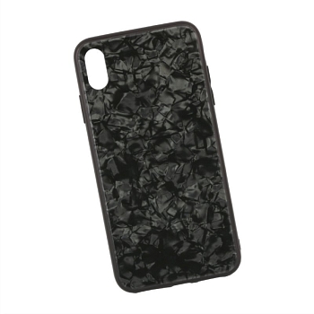 Чехол для Apple iPhone XS Max Proda Glass Case стеклянный, черный
