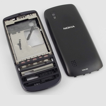 Корпус Nokia 300 Asha (черный)