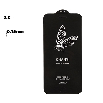 Защитное стекло Remax R-Chanyi Series Glass GL-50 для телефона Apple iPhone 7 Plus, 8 Plus с рамкой, черное