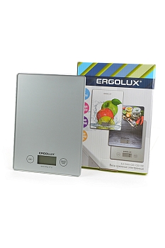 Весы кухонные ERGOLUX ELX-SK02-С03 платформа 5 кг, серый
