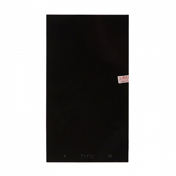LCD Дисплей для HTC One M7 с тачскрином, 1-я категория, черный