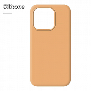 Силиконовый чехол для iPhone 15 Pro "Silicone Case" (Orange Sorbet)