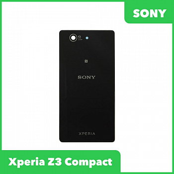 Задняя крышка Sony Xperia Z3 Compact (черная) HIGH COPY