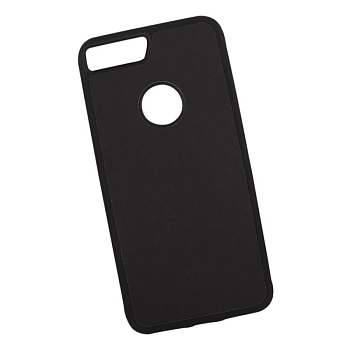 Защитная крышка "LP" для Apple iPhone 7 Plus, 8 Plus "Термо-радуга" черная-голубая (европакет)
