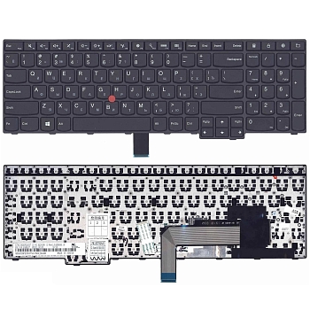 Клавиатура для ноутбука Lenovo ThinkPad E550, E550C, E555, E560, E565, черная, с джойстиком