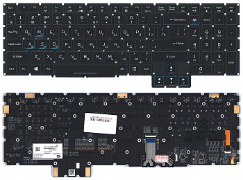 Клавиатура для ноутбука Acer PRedator Triton 700 PT715-51, черная