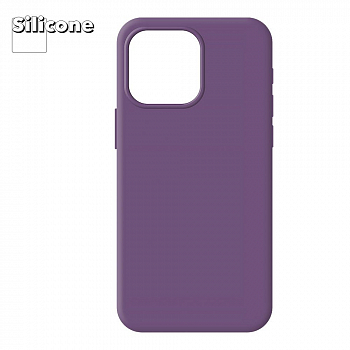 Силиконовый чехол для iPhone 14 Pro Max "Silicone Case" (Iris)