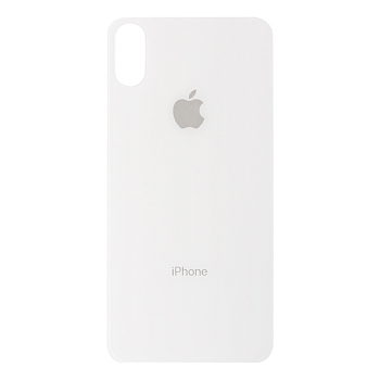 Защитное стекло 2.5D для Apple iPhone X, Xs на заднюю часть глянцевое 0.7 мм., белое