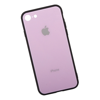 Защитная крышка для Apple iPhone 8, 7 глянцевая защита от царапин, розовая (блистер)