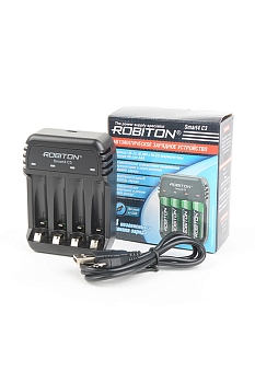 Зарядное для аккумуляторов Robiton Smart4 C3 AA и AAA Ni-Zn, Ni-MH и Ni-Cd