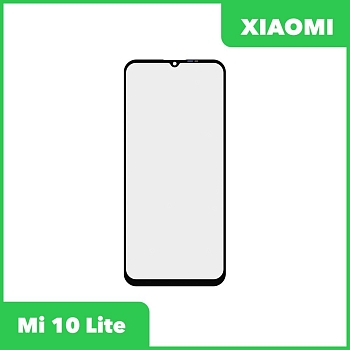 Стекло + OCA пленка для переклейки Xiaomi Mi 10 Lite, черный