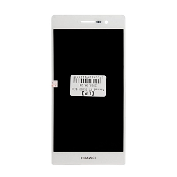 LCD дисплей для Huawei Ascend P7 в сборе с тачскрином (белый)