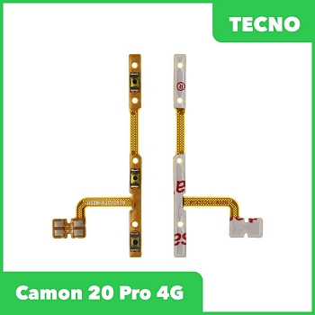 Шлейф кнопок громкости и кнопки включения Tecno Camon 20 Pro 4G (CK7N)