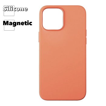Силиконовый чехол для iPhone 13 Pro Max "Silicone Case" with MagSafe (Nectarine)