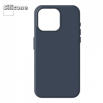 Силиконовый чехол для iPhone 15 Pro Max "Silicone Case" (Storm Blue)