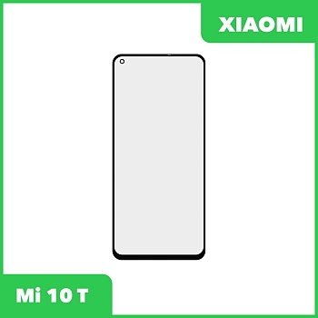 Стекло + OCA пленка для переклейки Xiaomi Mi 10 T, черный