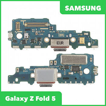 Системный разъем (разъем зарядки) для Samsung Galaxy Z Fold5 SM-F946, микрофон