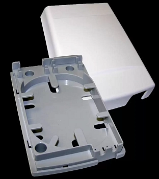 Оптическая коробка на 4 адаптера SC, пластик, LAN-HCS-FOMB4