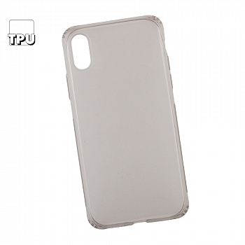 Чехол для Apple iPhone XS WK Letou Series TPU Case (прозрачный серый)
