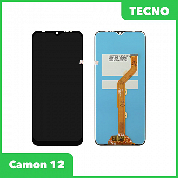 LCD Дисплей для Tecno Camon 12 в сборе с тачскрином, черный