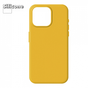 Силиконовый чехол для iPhone 15 Pro Max "Silicone Case" (Sunshine)